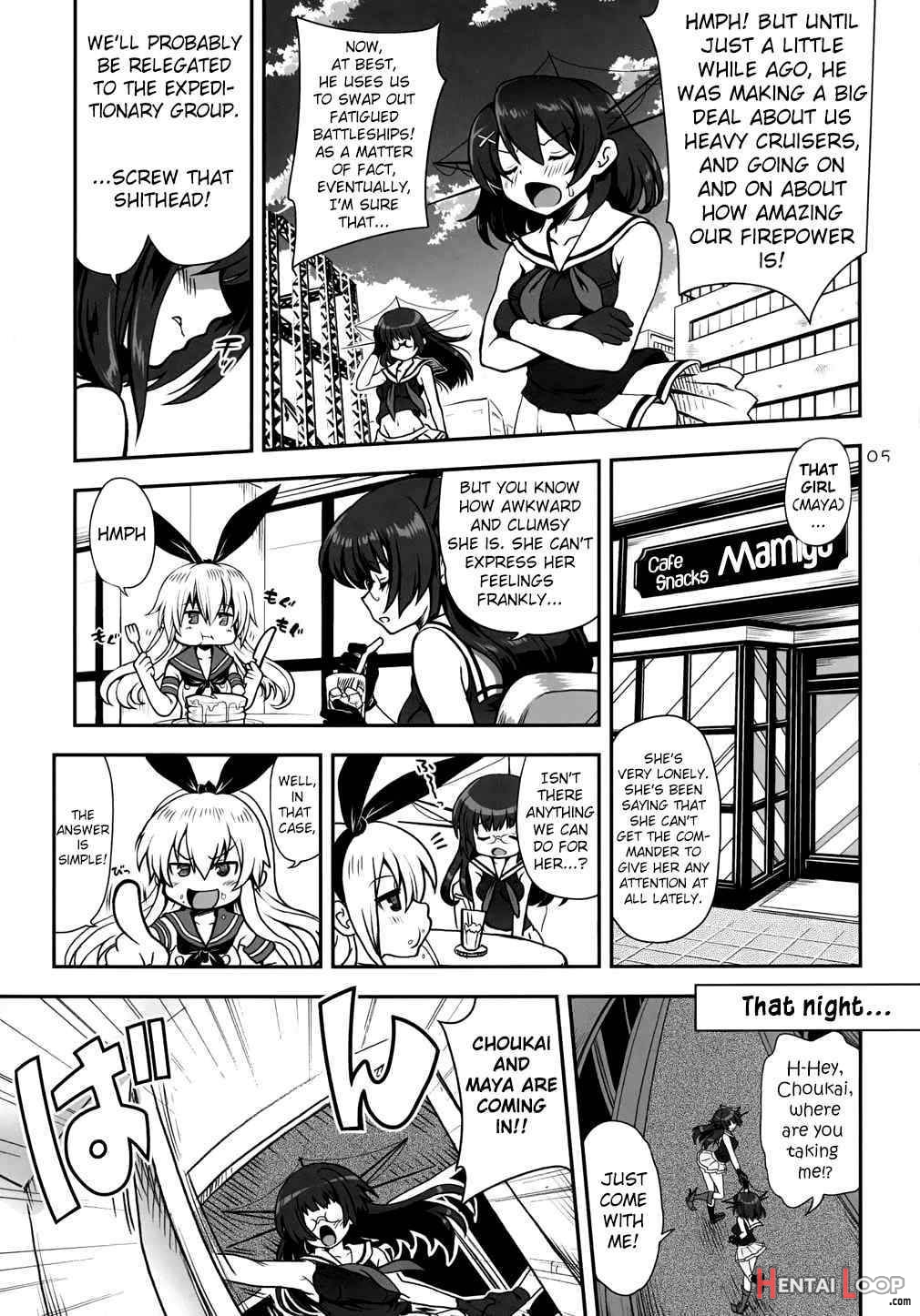 a hack aim you Shimakaze Choukai no Daisakusen! Maya-sama o Kaijuu seyo!! page 3
