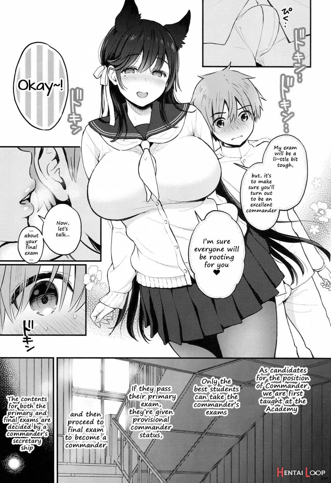 Atago no Ecchi na Shikikan Shiken page 4