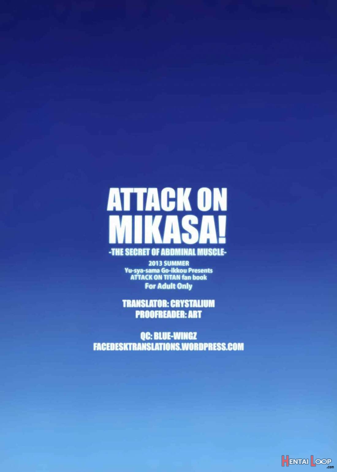 ATTACK ON MIKASA page 22