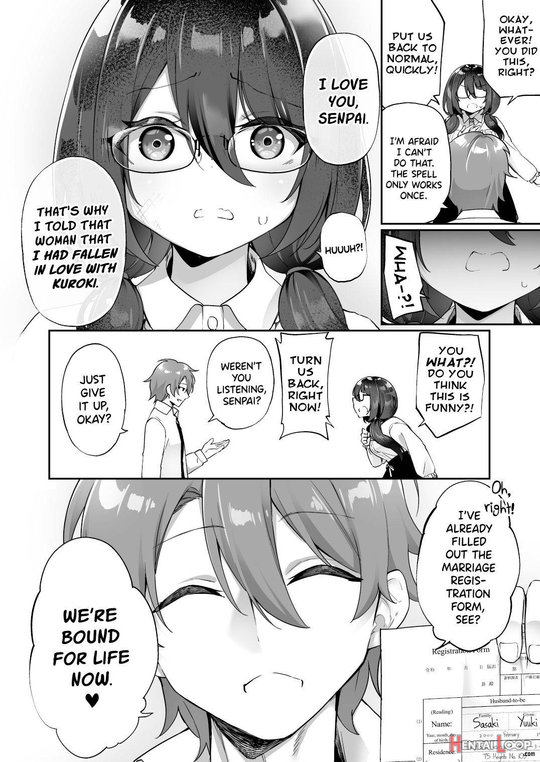 Boku no Koe o Kiku dake de Hatsujou Shichau Yandere Kyonyuu Kouhai ni Karada o Irekaerarete Shimatta! page 9