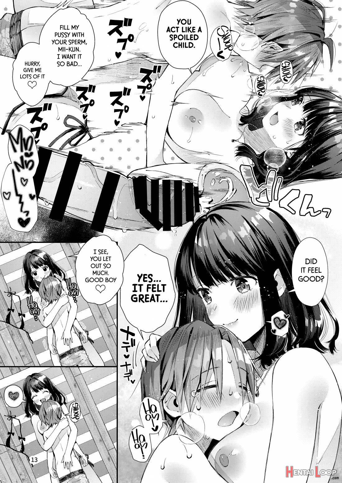 Chuu Kono Hon wa Chou Amayakashite Kureru Onee-san to Ichaicha shika Shimasen page 14