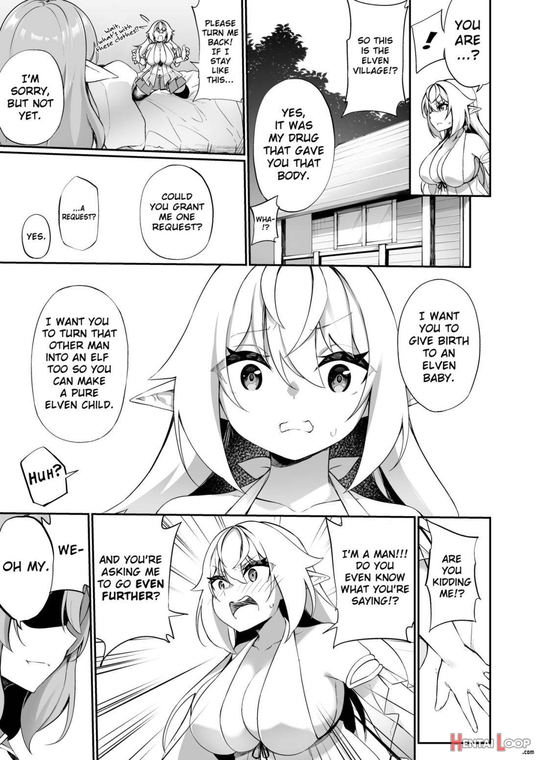 ♂ Boukensha-san ga ♀ Elf ni Sarete Shinyuu page 14