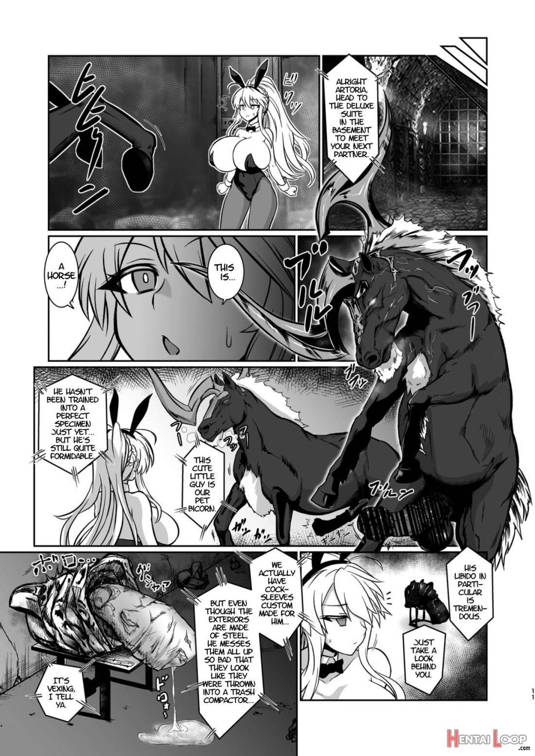 Gohoushi Bunny Sakusei no Artoria page 10