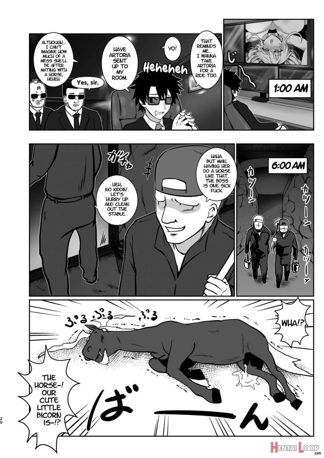 Gohoushi Bunny Sakusei no Artoria page 19