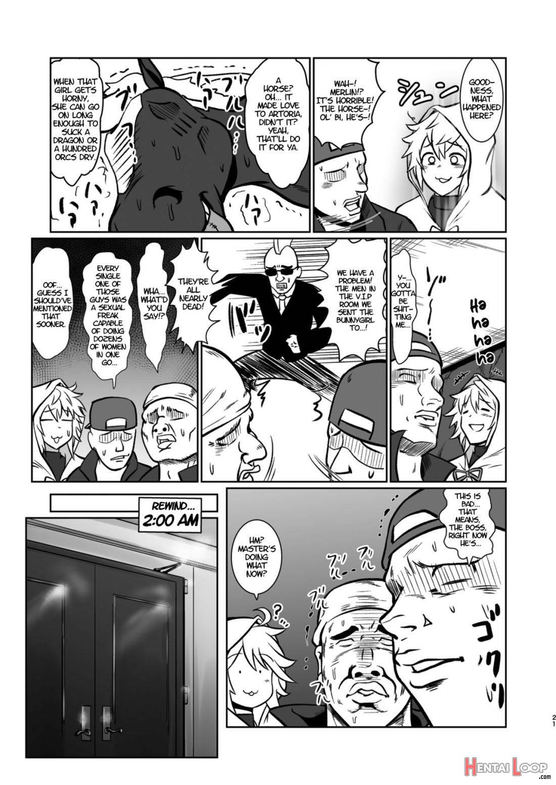Gohoushi Bunny Sakusei no Artoria page 20
