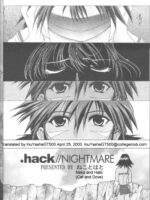 .hack//NIGHTMARE ~2nd edition~ page 3