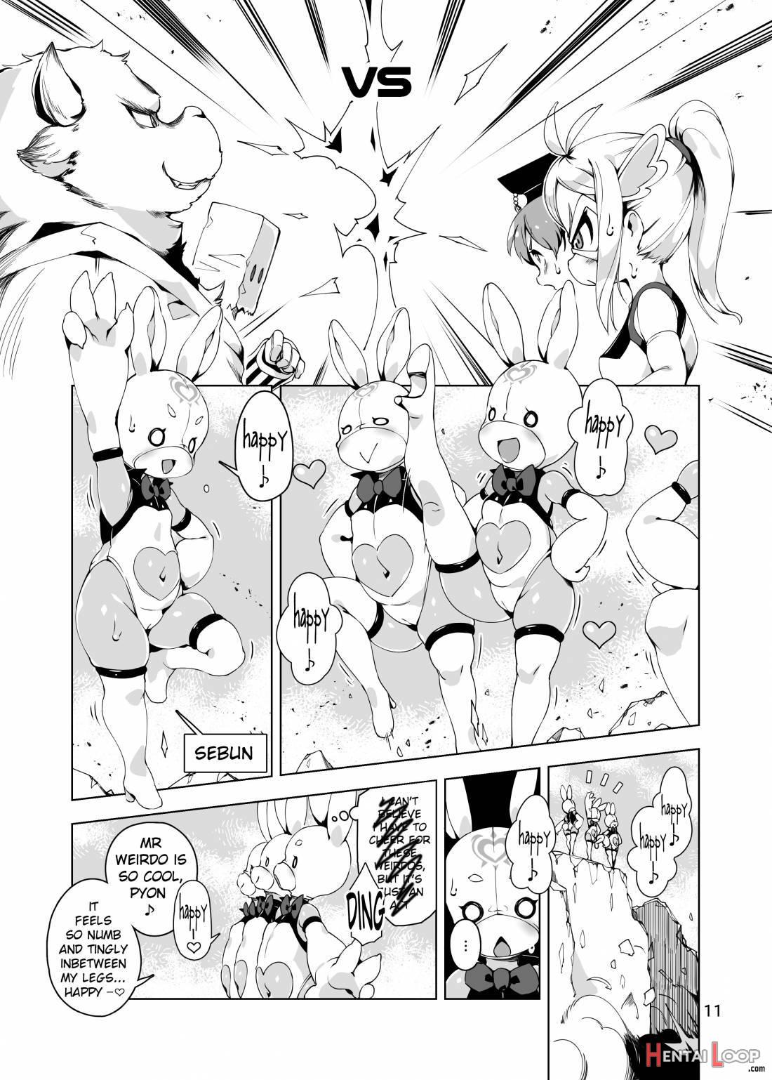 Happy Bunnys e Sennyuu!! -Inran Ero Usagi-ka Suit- page 10