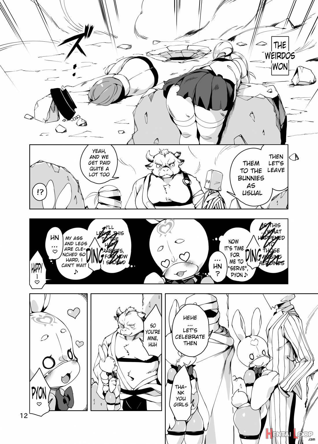 Happy Bunnys e Sennyuu!! -Inran Ero Usagi-ka Suit- page 11