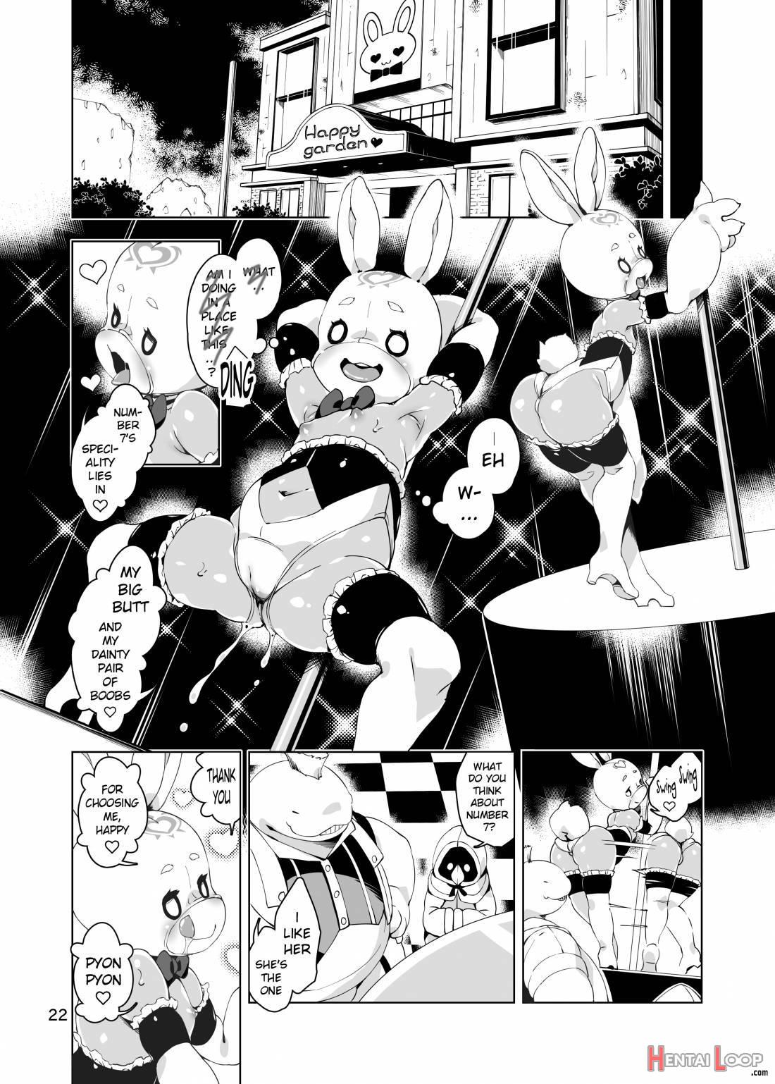 Happy Bunnys e Sennyuu!! -Inran Ero Usagi-ka Suit- page 21