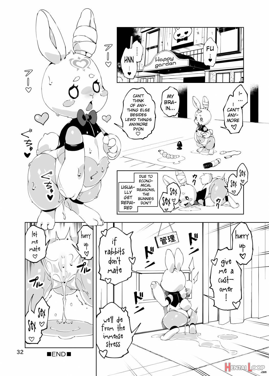 Happy Bunnys e Sennyuu!! -Inran Ero Usagi-ka Suit- page 31