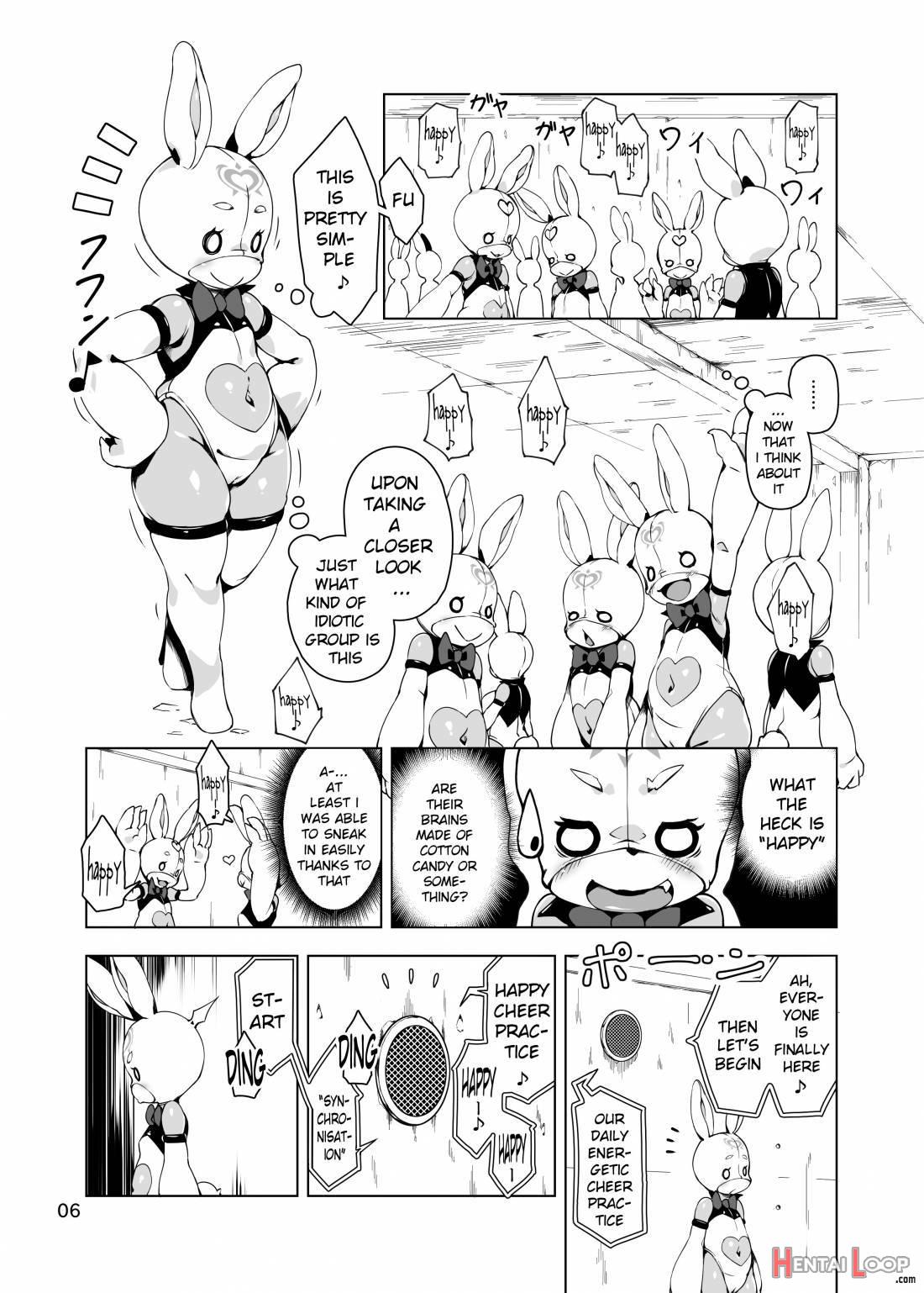 Happy Bunnys e Sennyuu!! -Inran Ero Usagi-ka Suit- page 5
