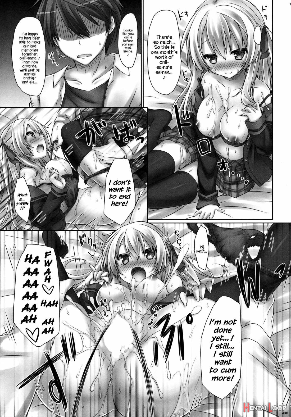 Imouto wa Mada Honki Dashitenai dake. page 13