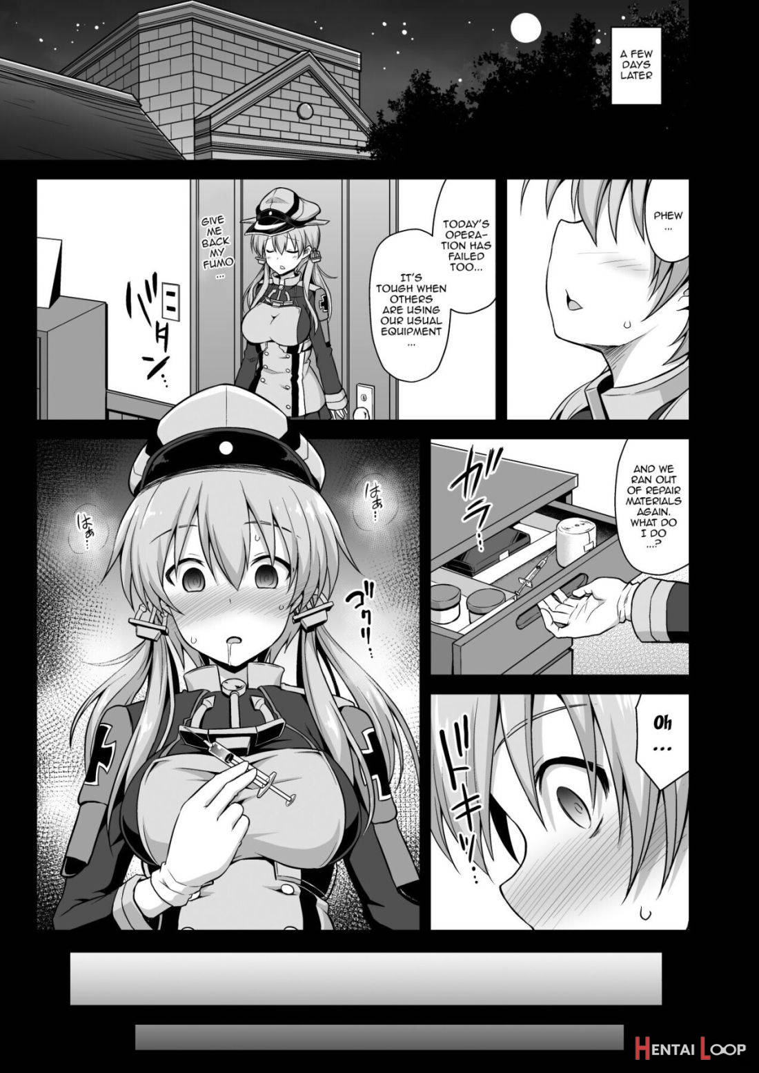 Kanmusu Chakunin Zenya Prinz Eugen Yaku Ochi Nyuugi Kousai page 14