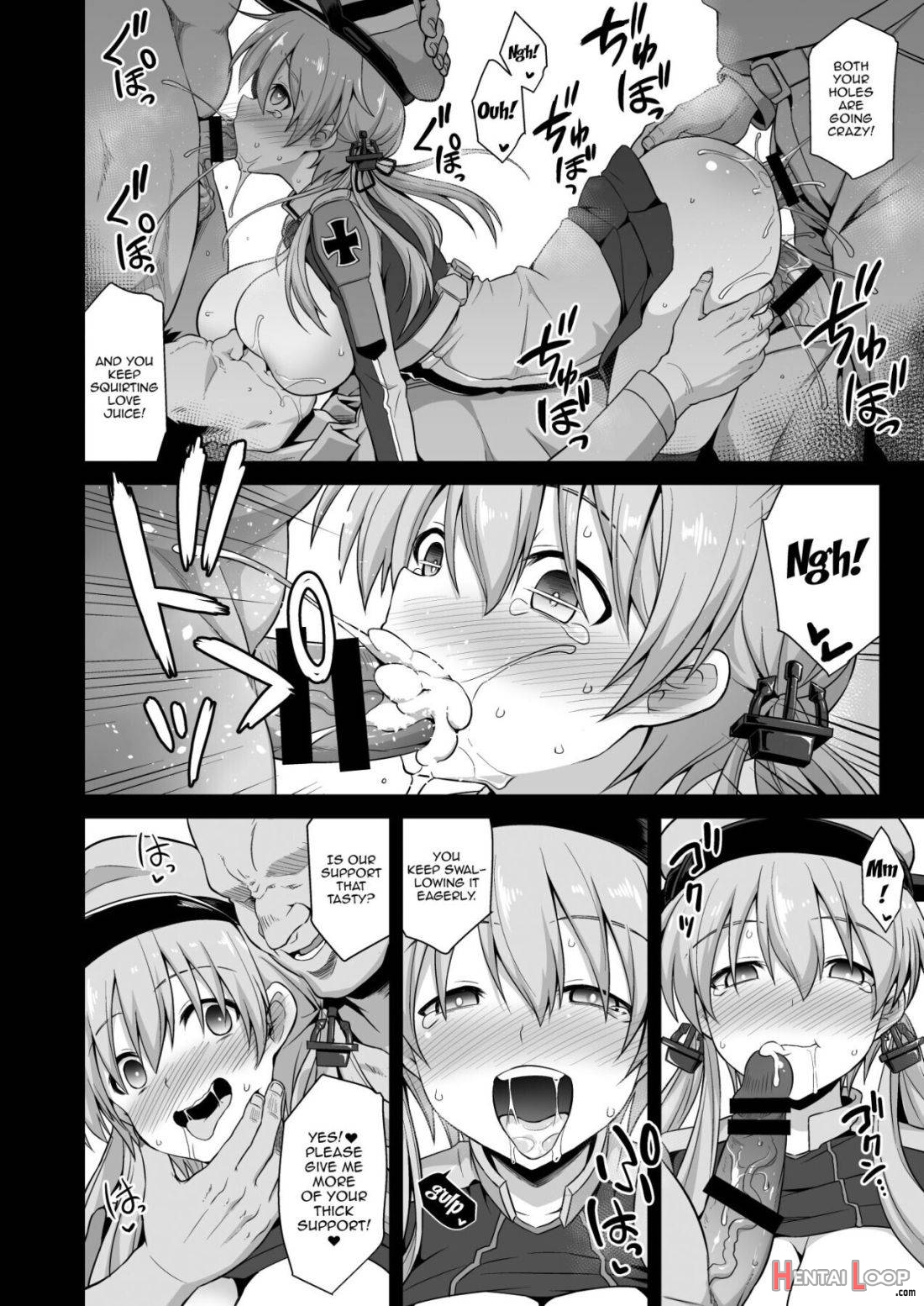 Kanmusu Chakunin Zenya Prinz Eugen Yaku Ochi Nyuugi Kousai page 21