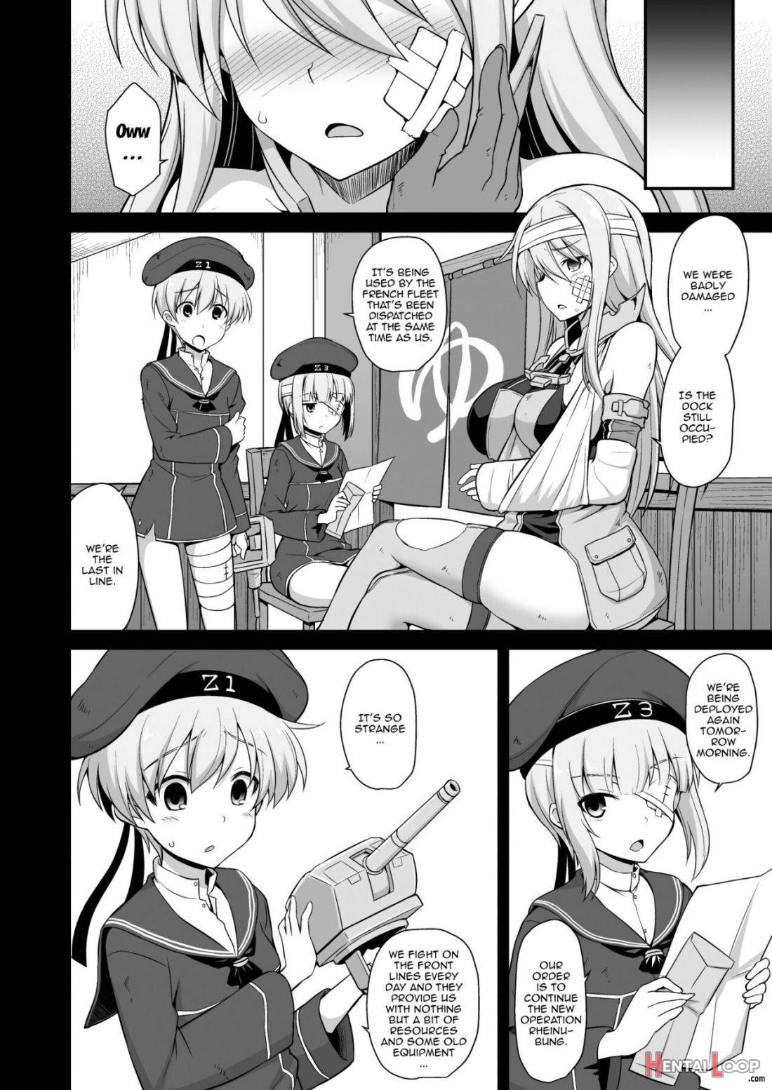 Kanmusu Chakunin Zenya Prinz Eugen Yaku Ochi Nyuugi Kousai page 3