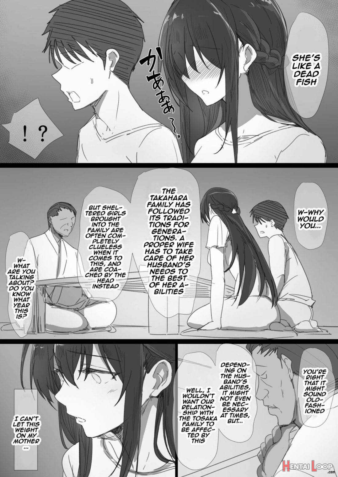 Ki ga Tsuyoi Seiso na Hitozuma Reijou ga Netorareru made no Ichibu Shijuu page 13