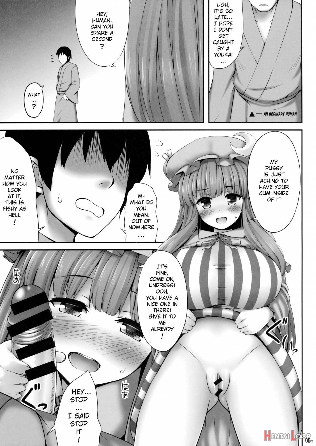 Kyonyuu Kyara to Ka Shita Patchouli no Erohon page 4