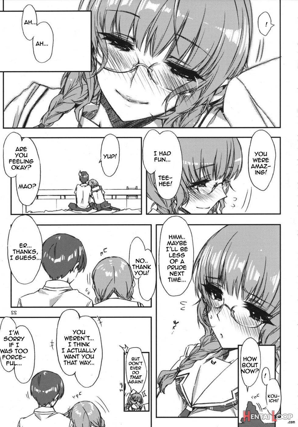 Mao-nee no Heya de wa Megane ni Tsukekaeru Eroi hon page 19