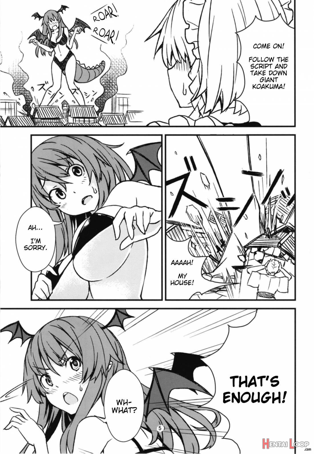 Mega Sakuya vs Giant Koakuma page 4
