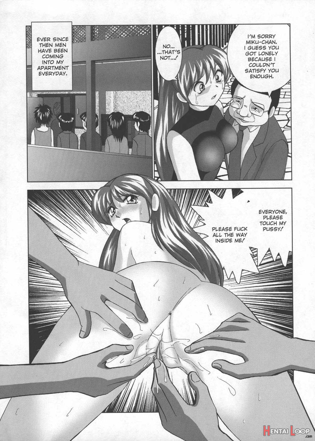 Miku no Rankou Nikki – Miku’s Sexual Orgy Diary page 148