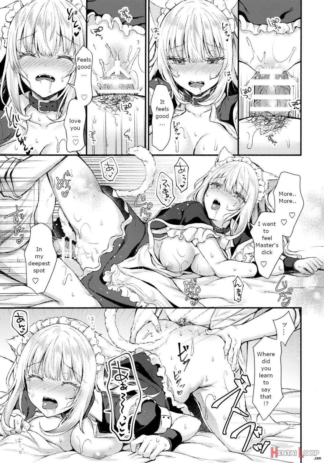 Moto Dorei no Nekomimi Maid to Shiawase Ecchi Suru Hon page 21