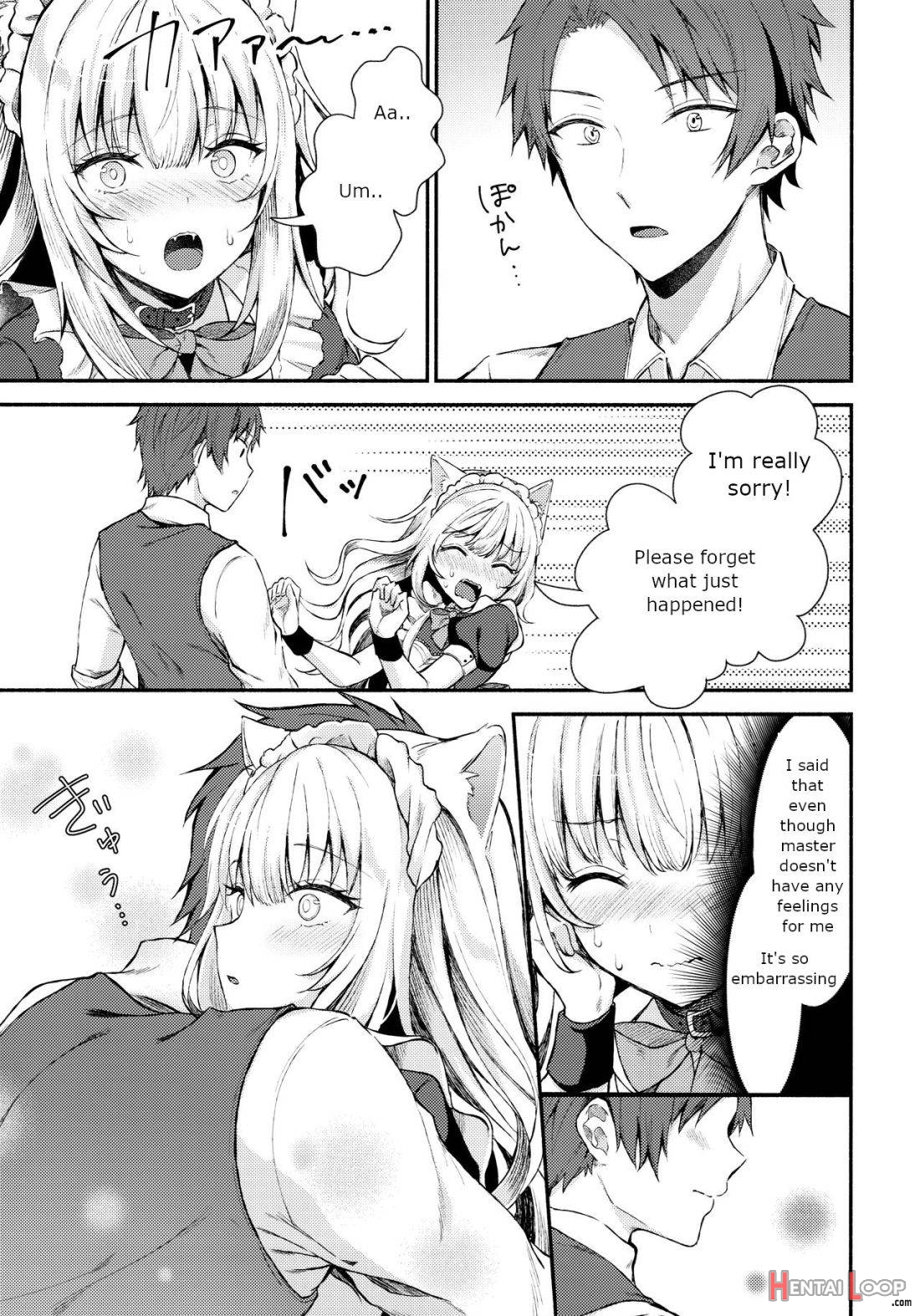 Moto Dorei no Nekomimi Maid to Shiawase Ecchi Suru Hon page 9