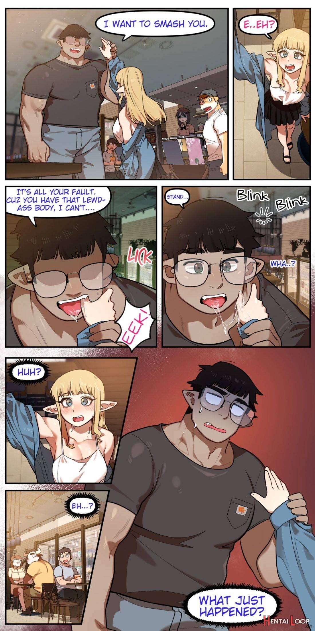 My childhood friend turned out to be a live streaming pornstar! Ch. 2 page 11