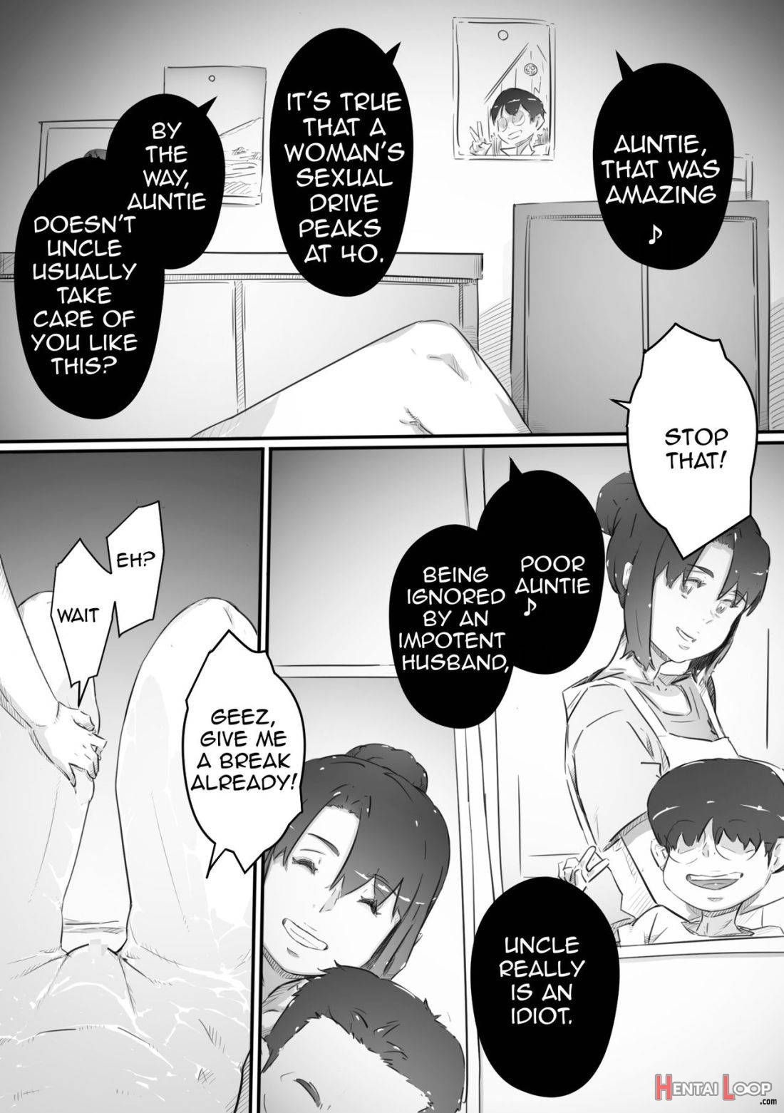 Nao-kun, Oba-san to Sex Suru page 109
