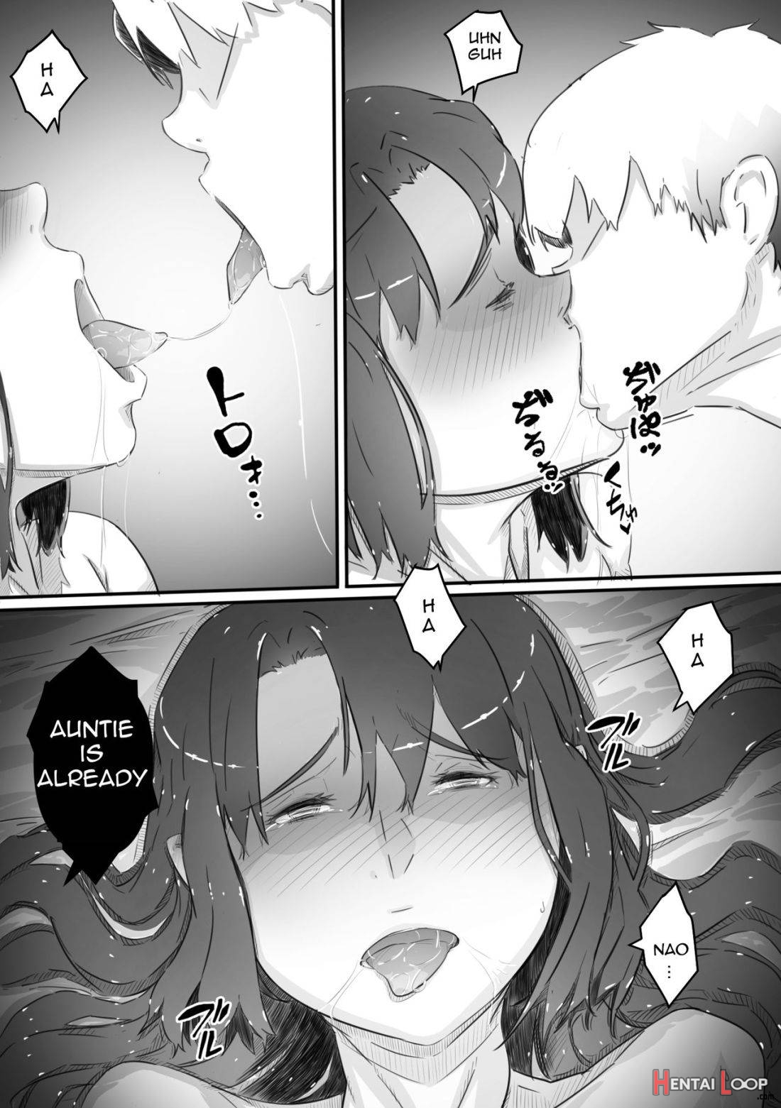 Nao-kun, Oba-san to Sex Suru page 133