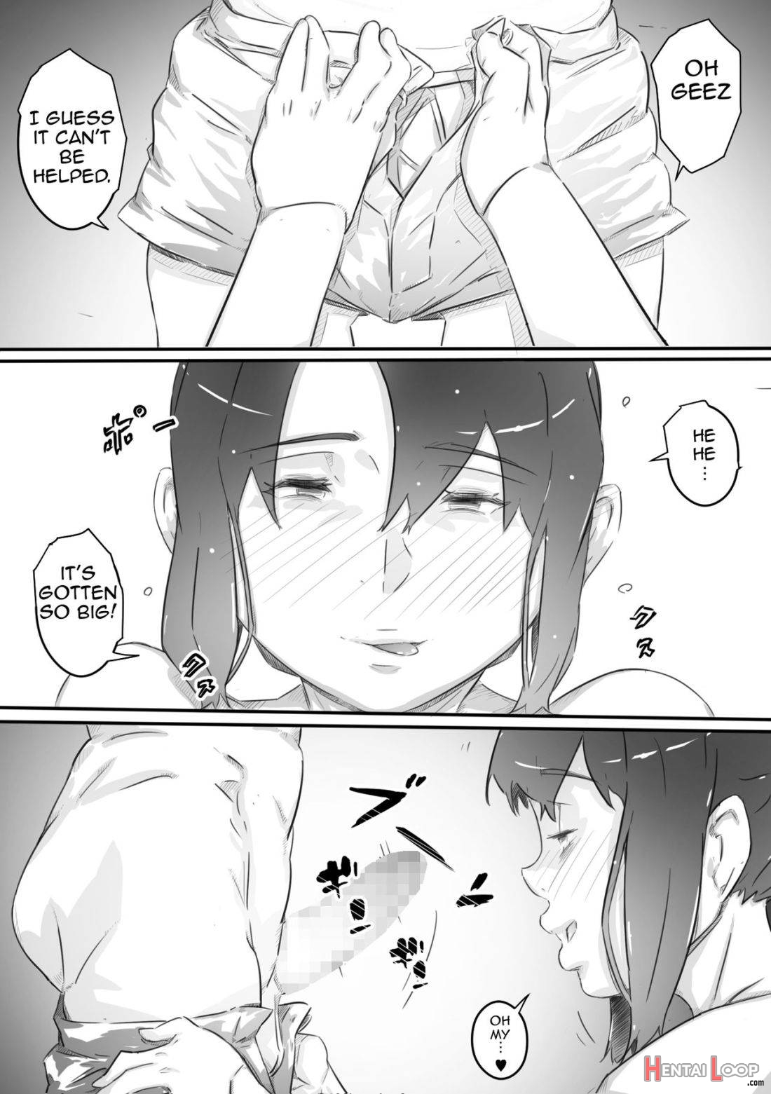Nao-kun, Oba-san to Sex Suru page 36