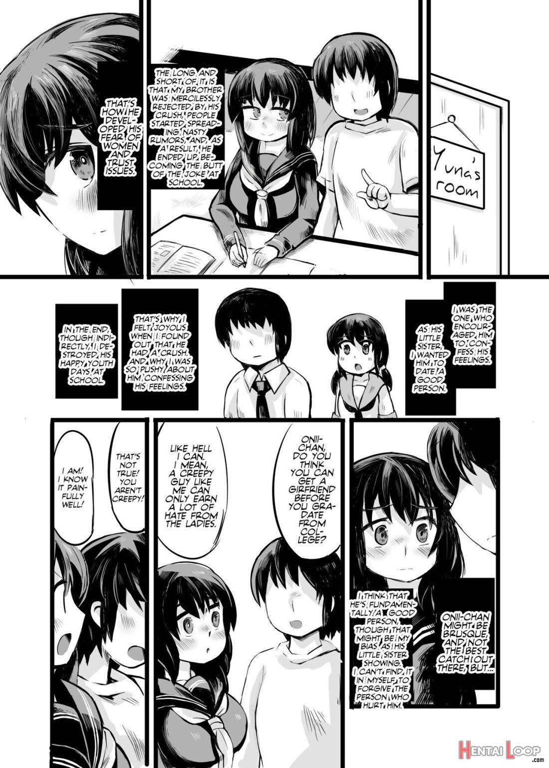 Onii-chan no Josei Kyoufushou wa Watashi ga Naosundakarane! page 4
