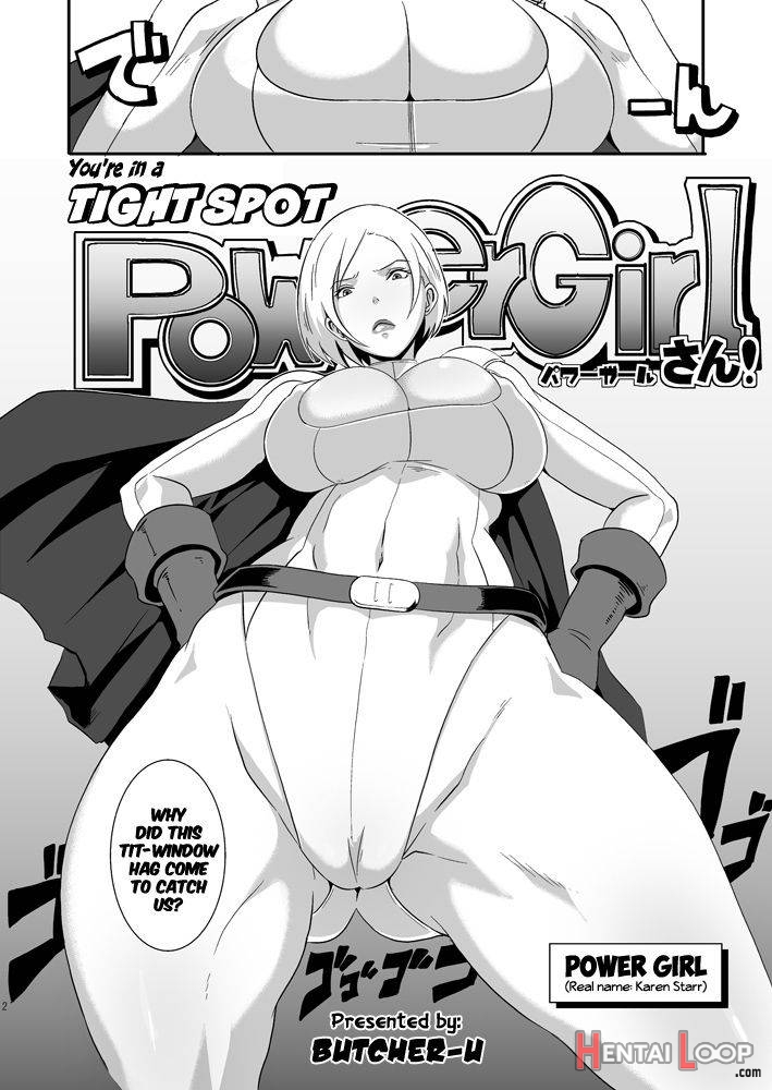 Pinch desu yo Power Girl-san! page 2