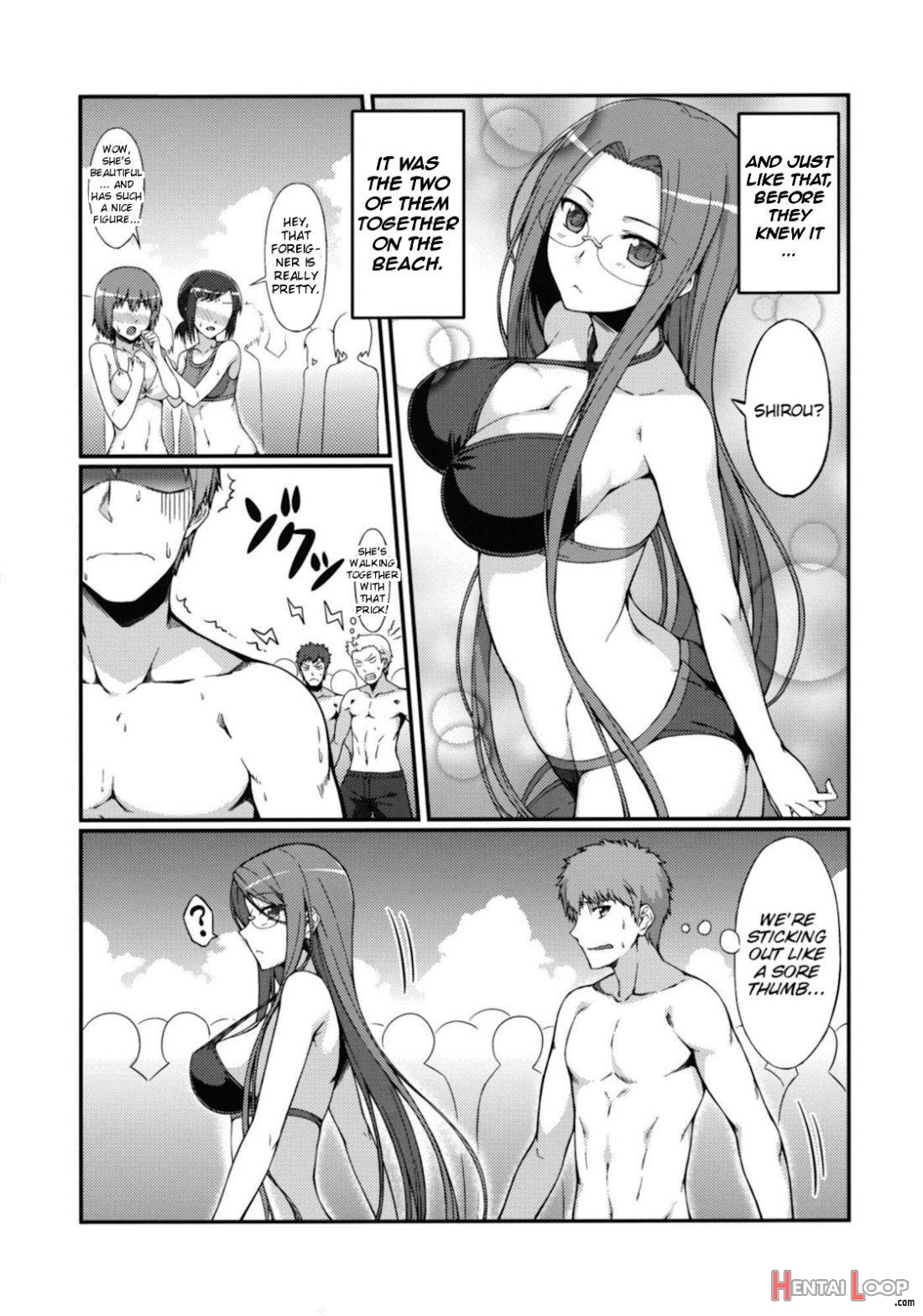 Rider-san to Kaisuiyoku. page 4