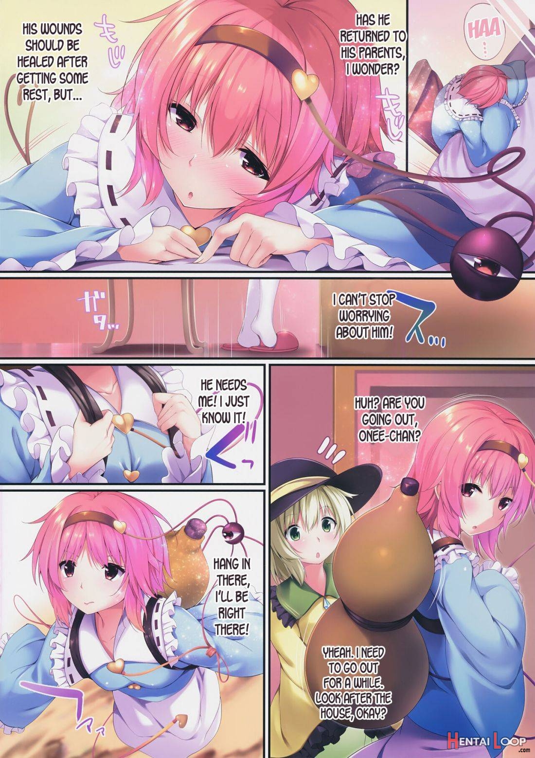 Satori-sama no Amai Kaori no Dakigokochi page 14