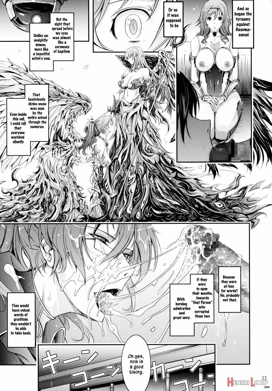 Taimanin Hasuma Reiko Gokuraku no Arena page 32