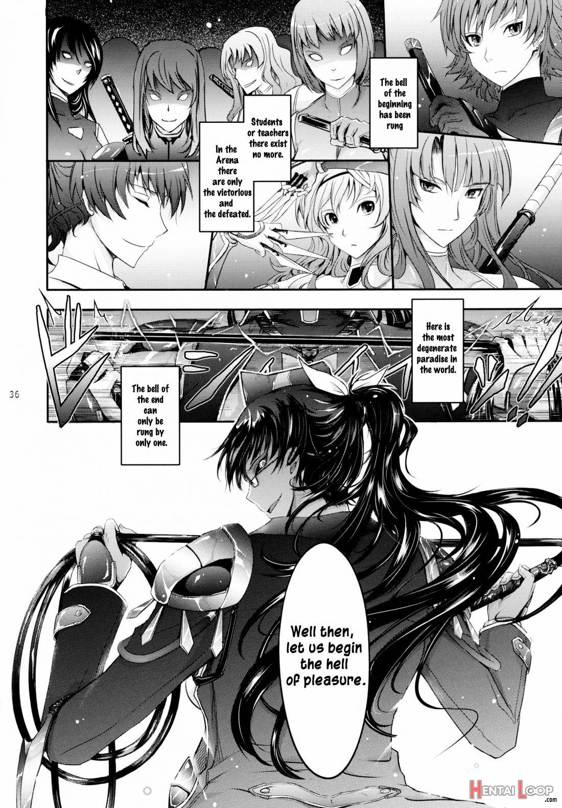 Taimanin Hasuma Reiko Gokuraku no Arena page 35