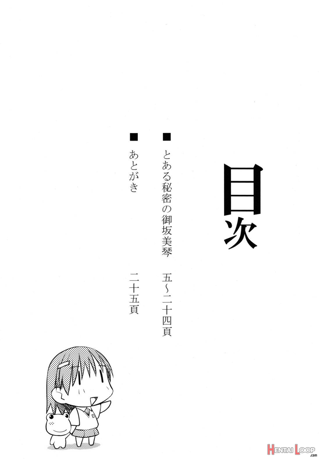 Toaru Himitsu no Onee-sama page 3