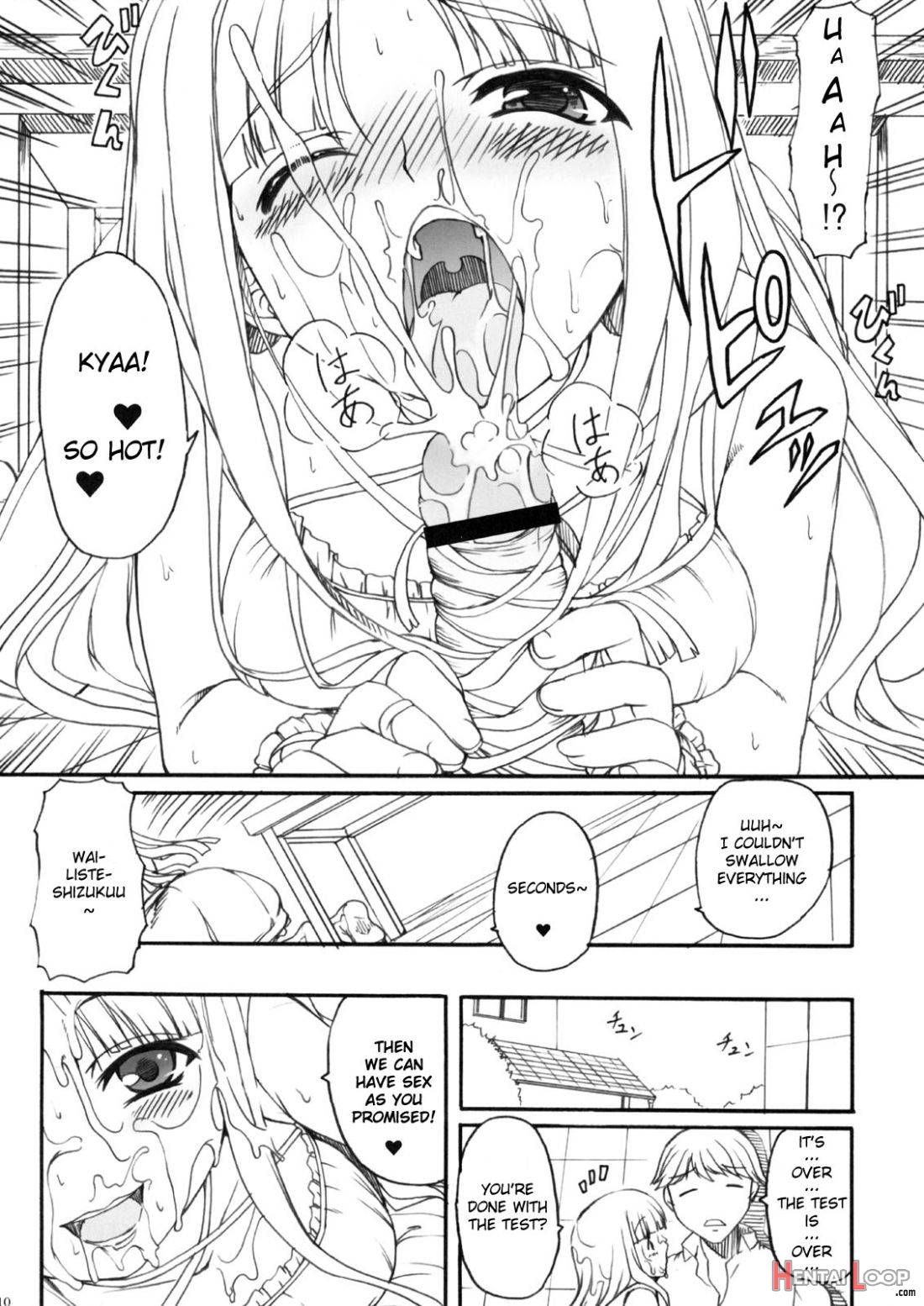 Yandere Musume ga Hitobanjuu Fella Suru Hon page 10