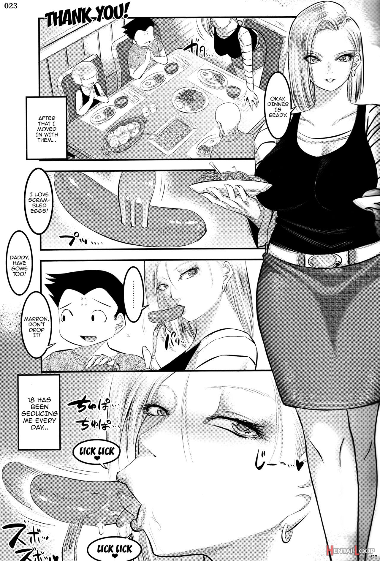 A Story About How Android 18 Squeezes Me Dry Everyday page 22