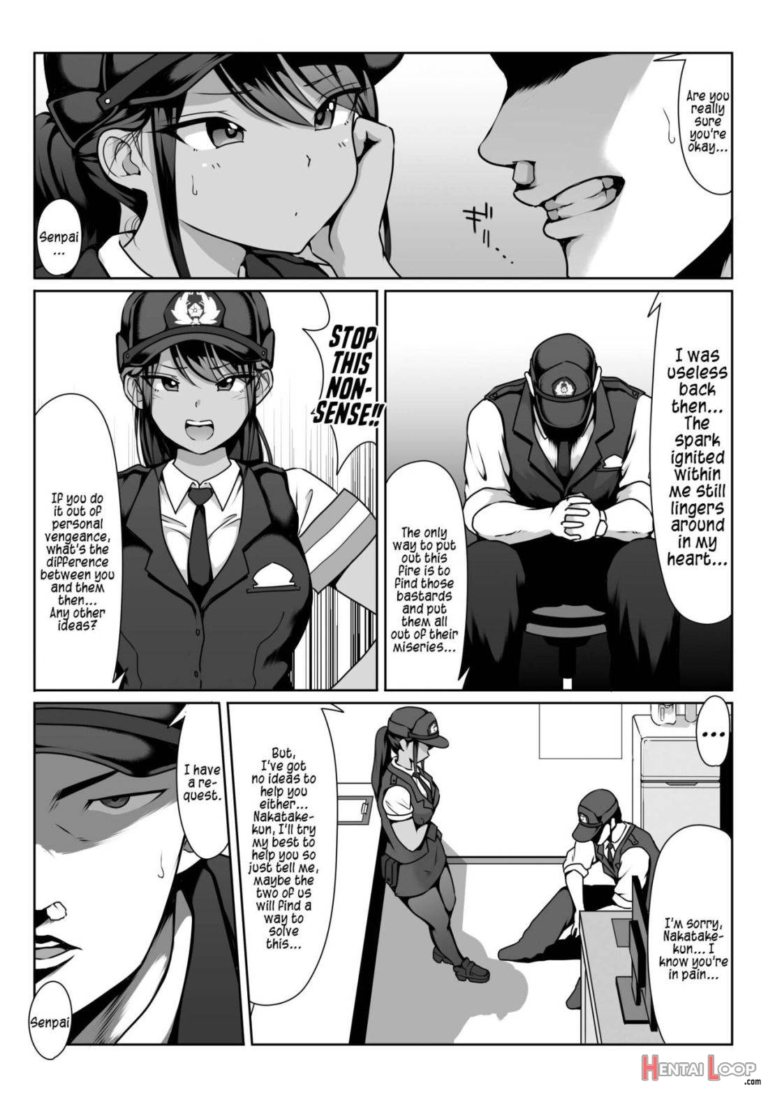 Akogare no Boku no Senpai to Kinmuchuu no Kouban de Muremure PanSto Sex Zuke. page 14