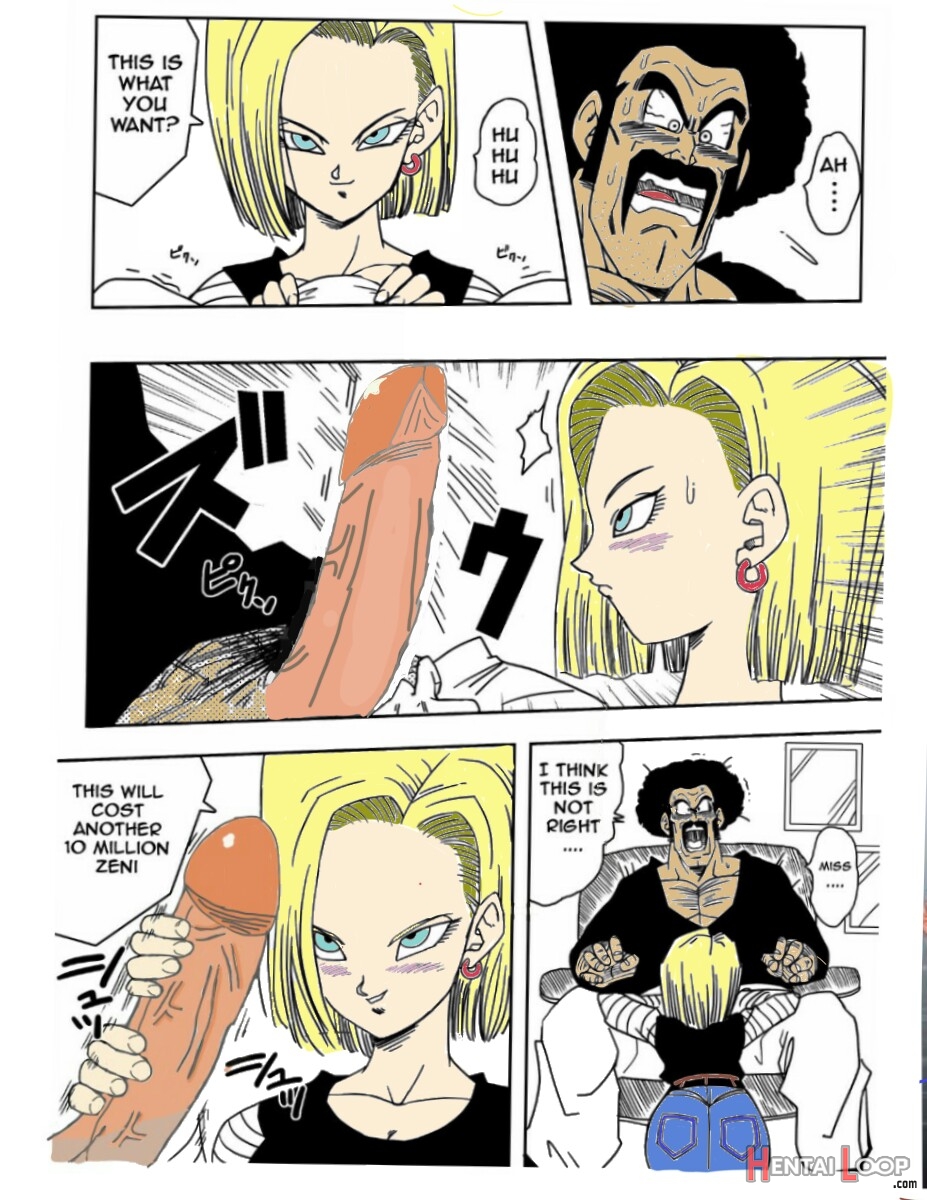 Android N18 And Mr. Satan!! Sexual Intercourse Between Fighters! page 6