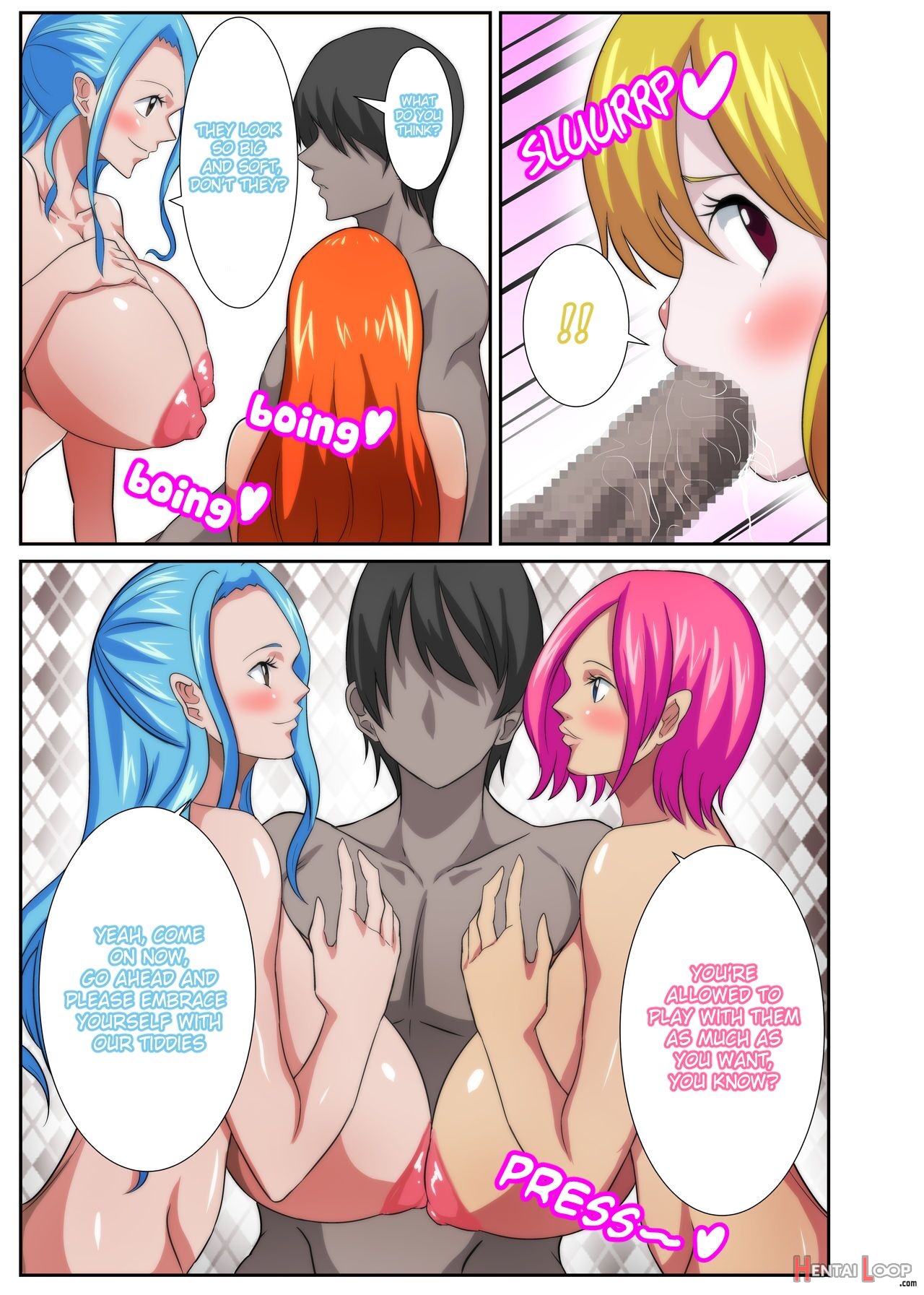 Big Breasted Heroine Harem Paradise page 7