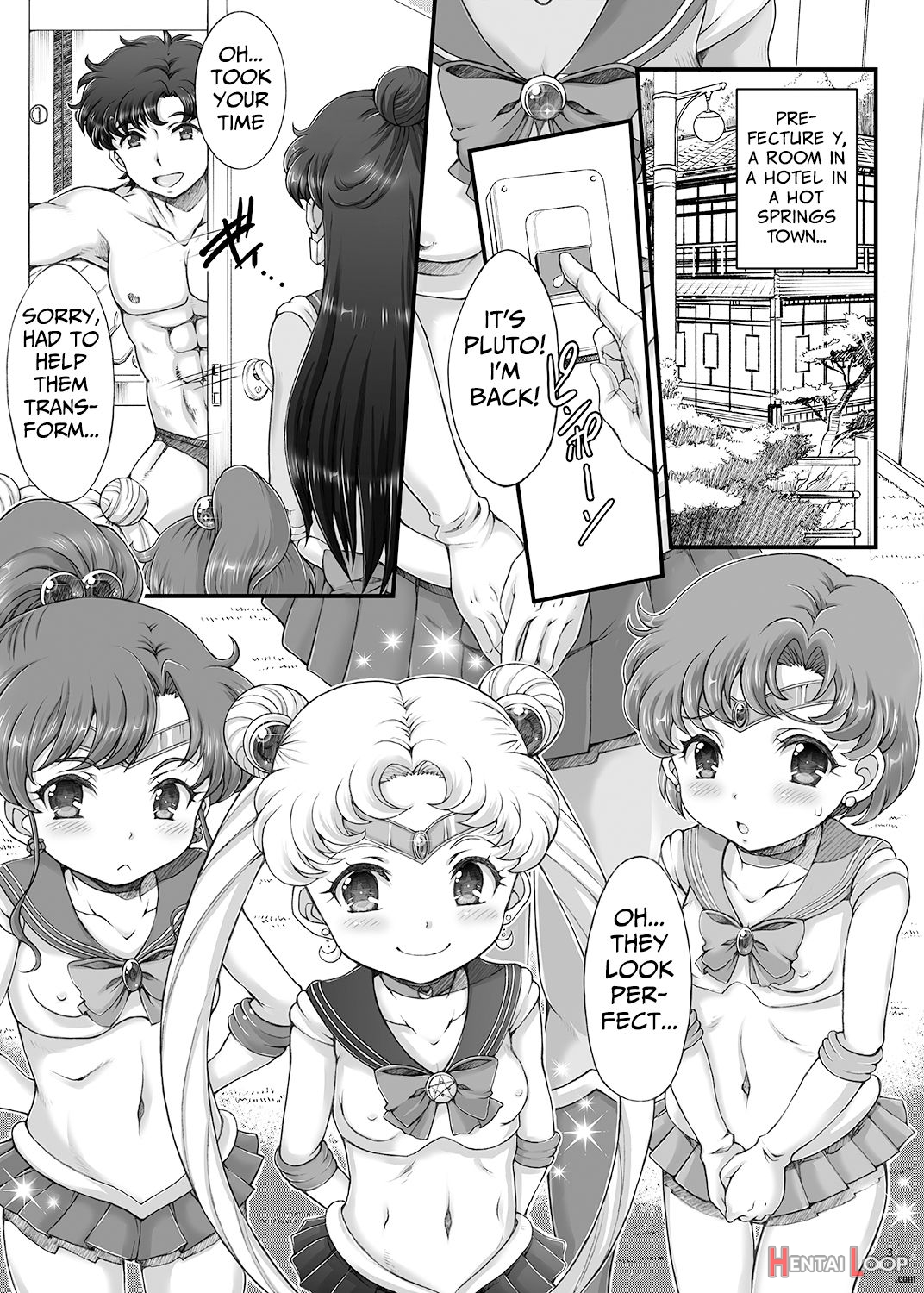 Bishoujo Senshi Js-ka Keikaku Sailor Delivery Health Half Age page 3