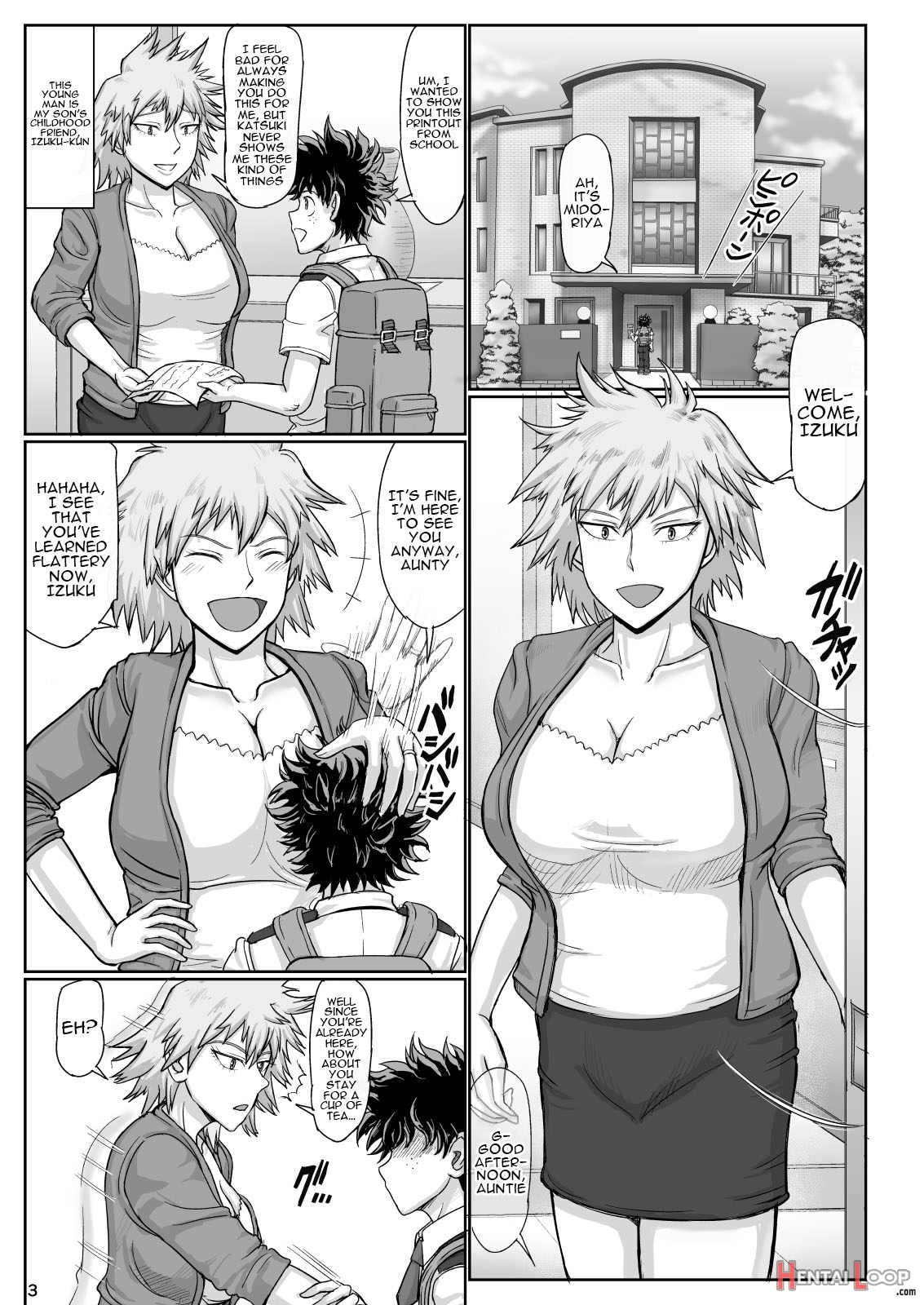 Cheating Mama - Once Again Today Mama Bakugou Is Having Sex With A Young Guy page 4