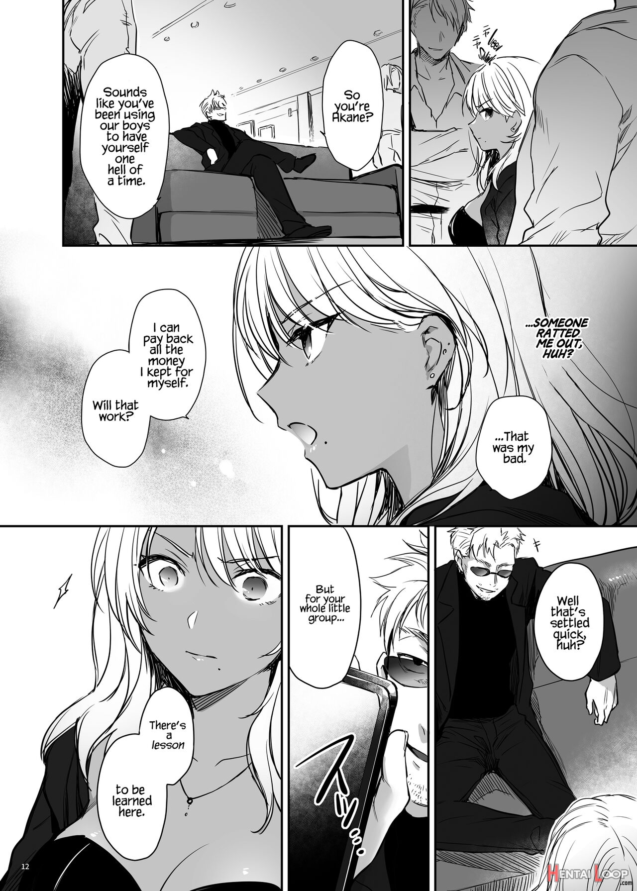 Correction Continued ~kuro Gal Akane Gets What She Deserves~ =white Symphony= page 12