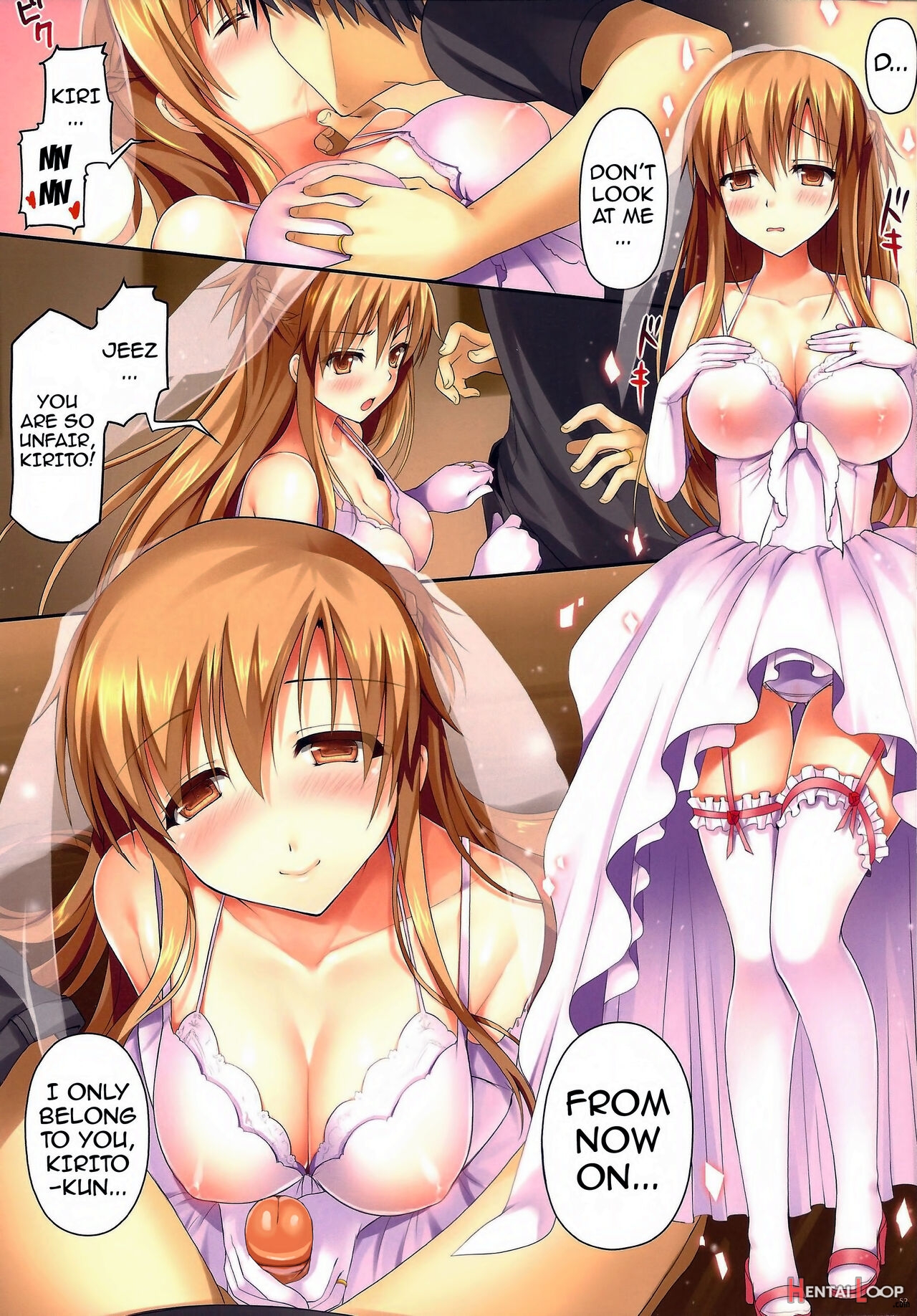 Cumming Inside Asuna 100% Raw page 50