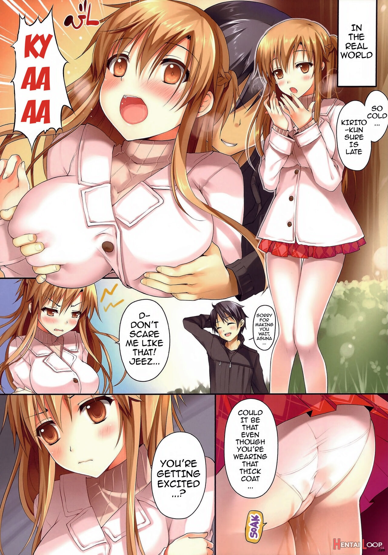 Cumming Inside Asuna 100% Raw page 52