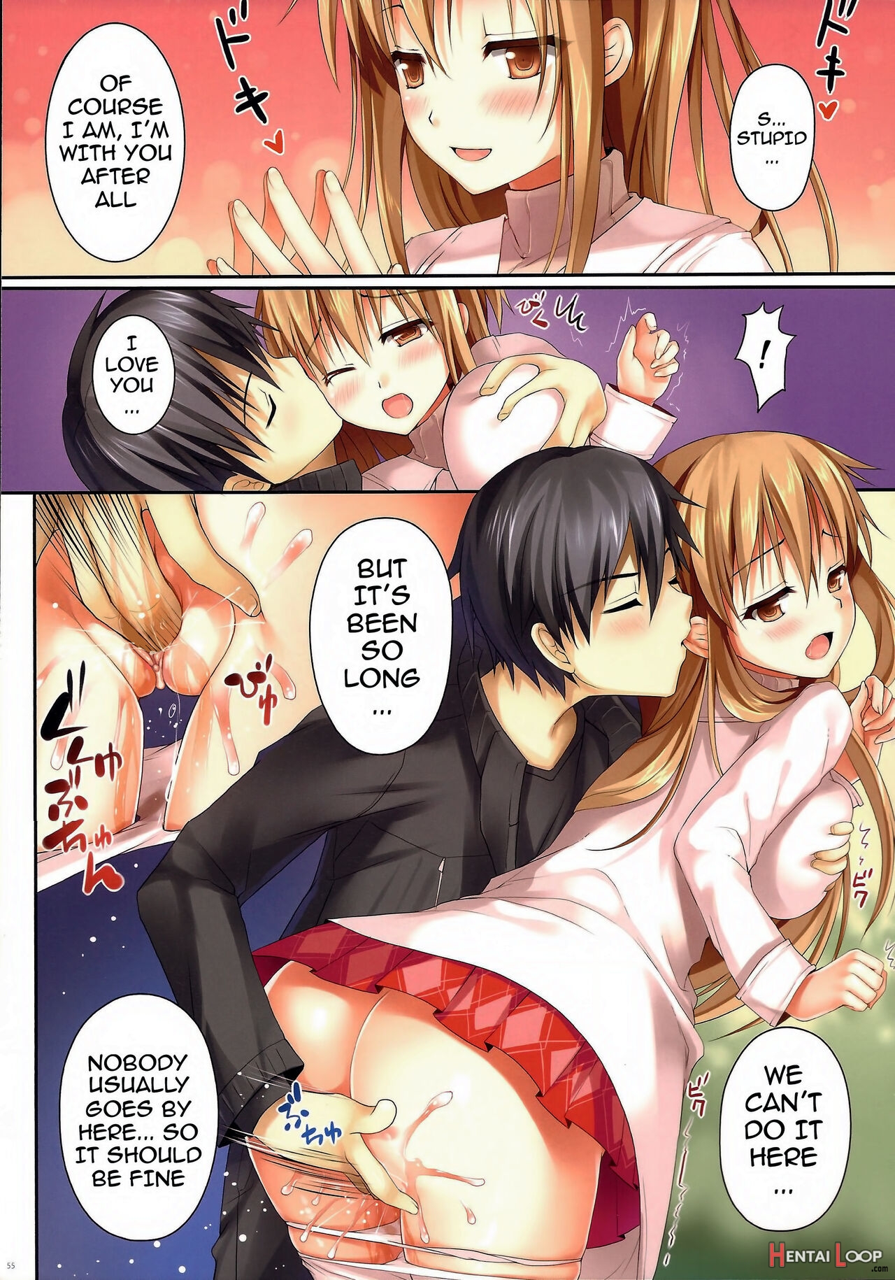 Cumming Inside Asuna 100% Raw page 53