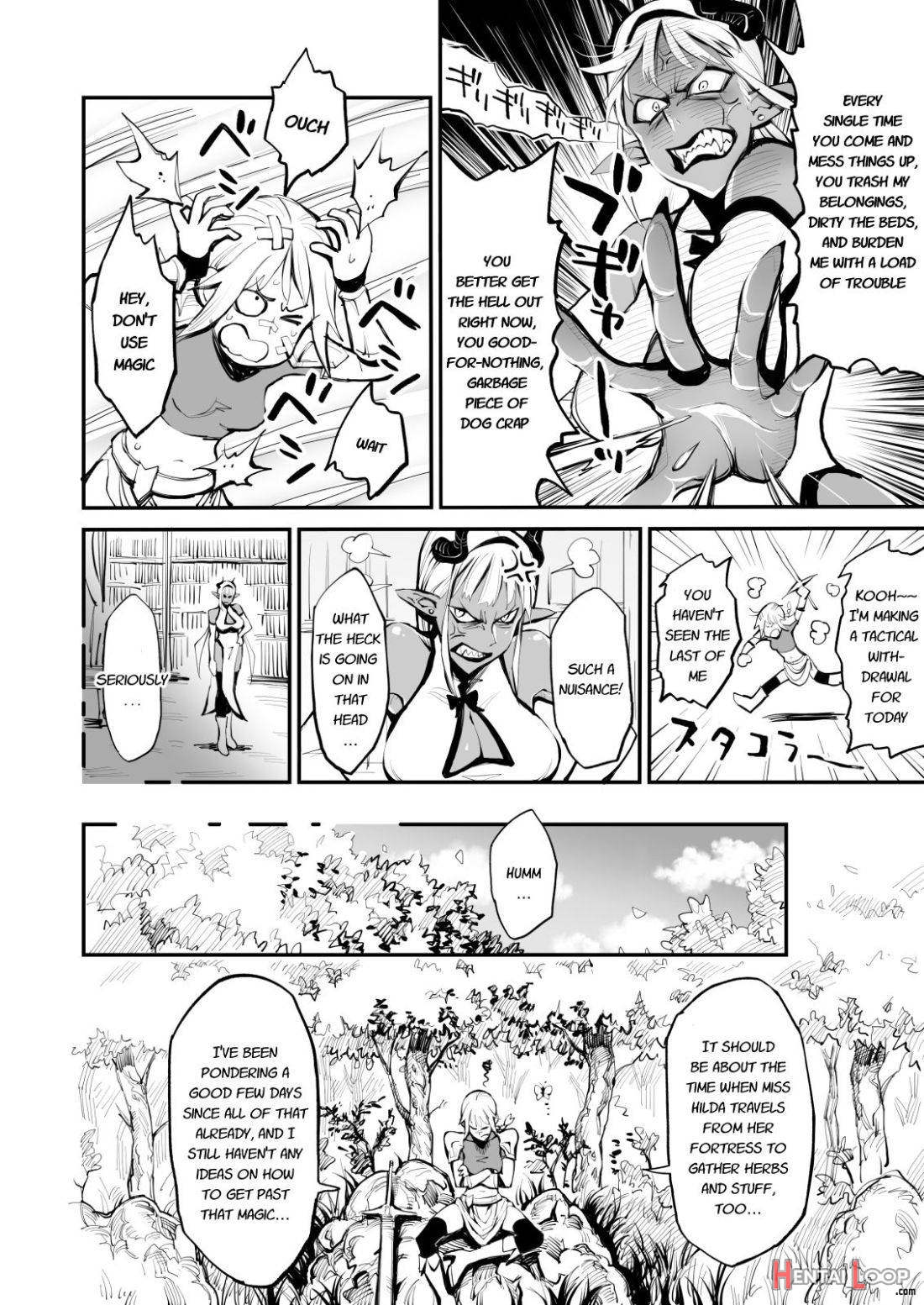 Dappun Majo to Futanari Kenshi page 4