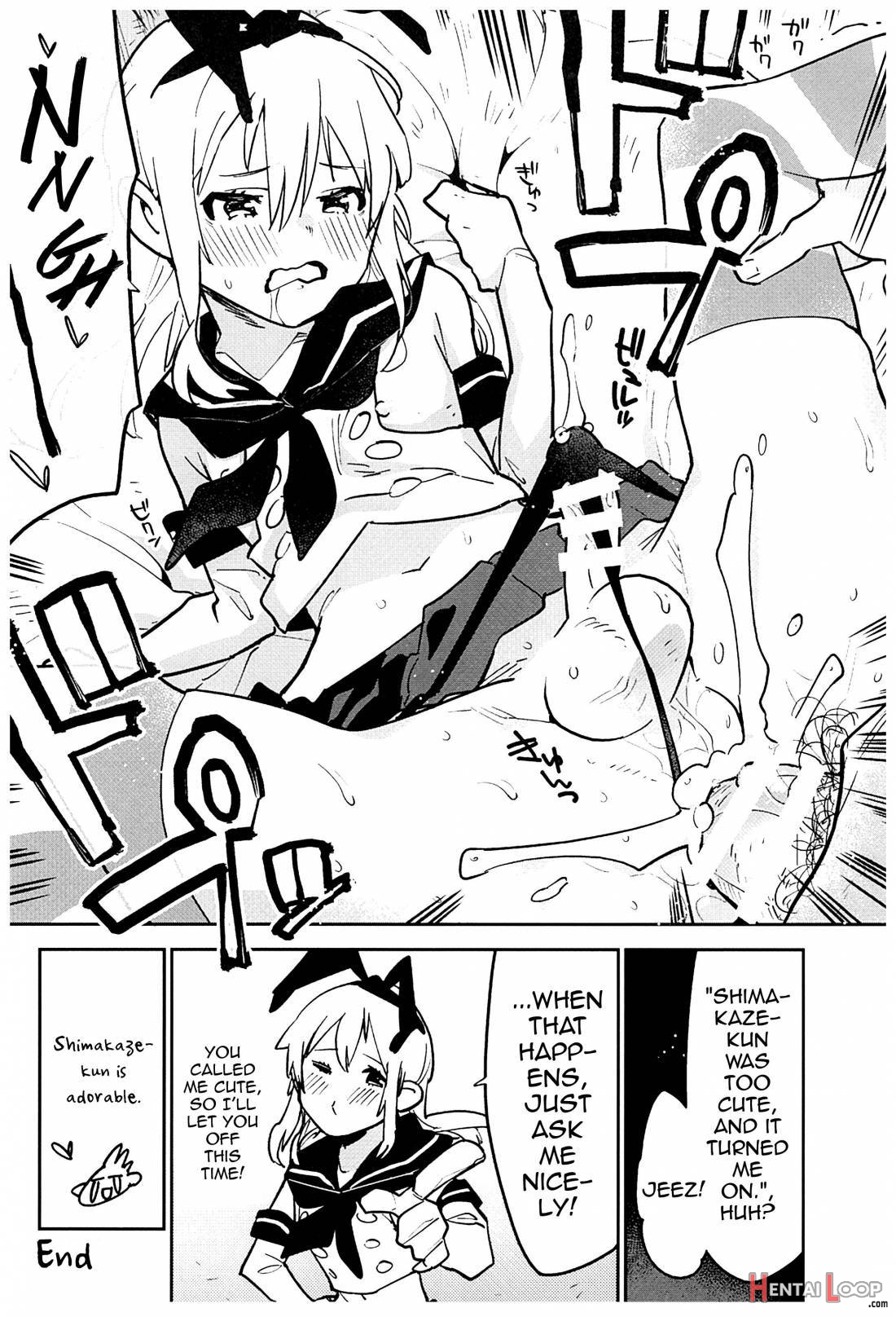 Haishin! Shimakaze-kun no Heya Soushuuhen page 100